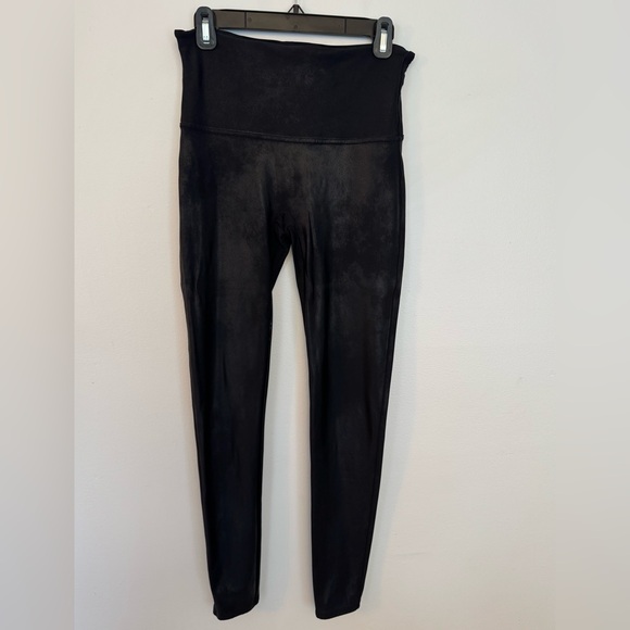 SPANX Faux Leather Leggings Black Size XL - Picture 2 of 5